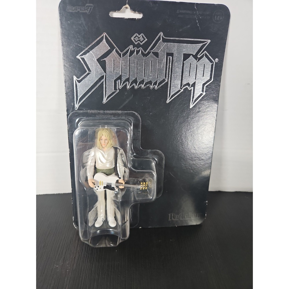 David St. Hubbins Spinal Tap Super7 Reaction Action Figure NEW SEALED